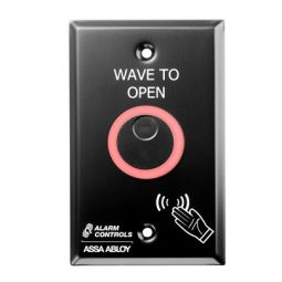 NTB Series Battery Operated No Touch Request to Exit Station, Black